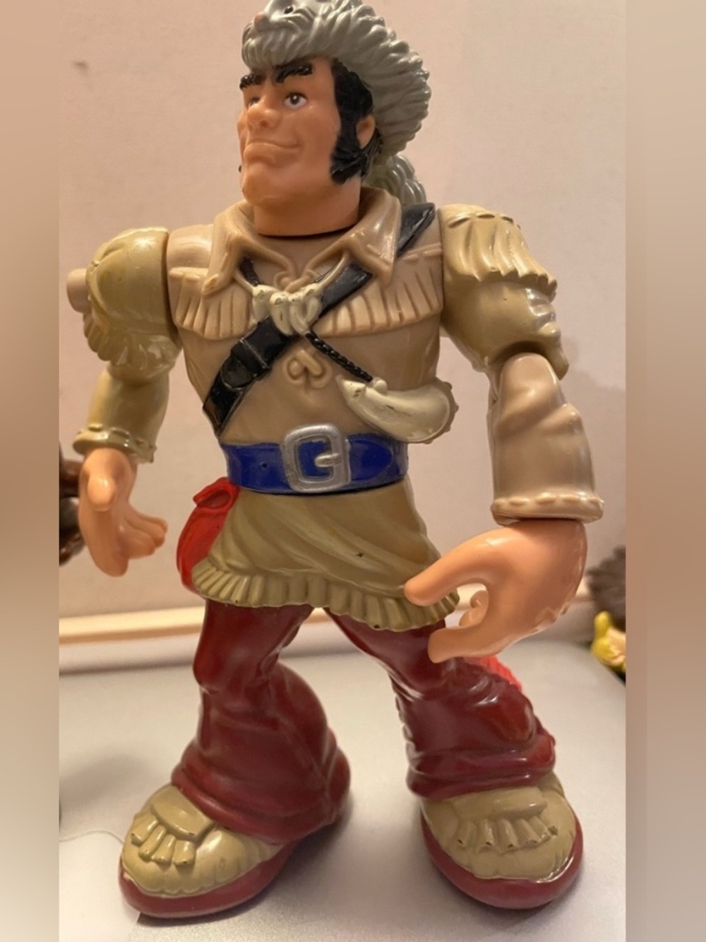 Great Adventures 6" DAVY CROCKETT ACTION FIGURE Fisher-Price VINTAGE Rare